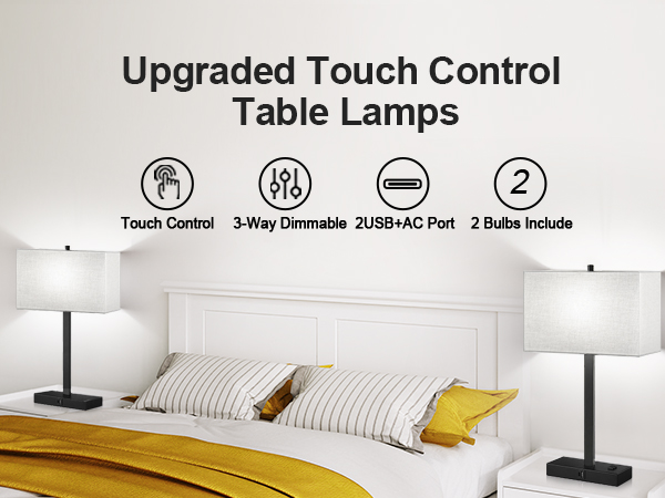 Touch Control Table Lamps