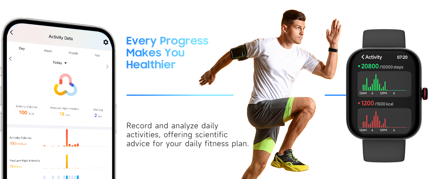 fitness watches for men women 