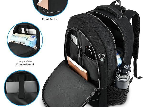 Multi-Pocket Travel Backpack