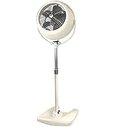 Vornado VFAN Sr. Pedestal Vintage Air Circulator Fan, Vintage White