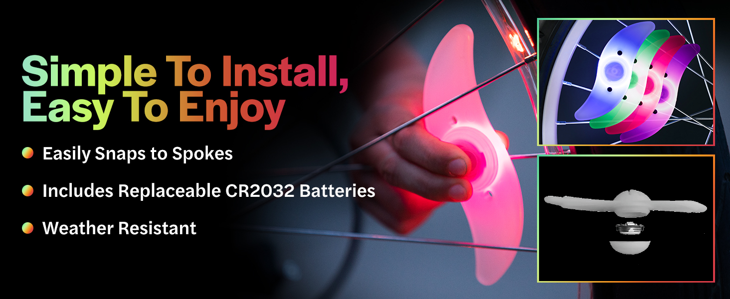 glow in the dark bike accessories blinking bike wheel stem light spoke lights for bike wheels