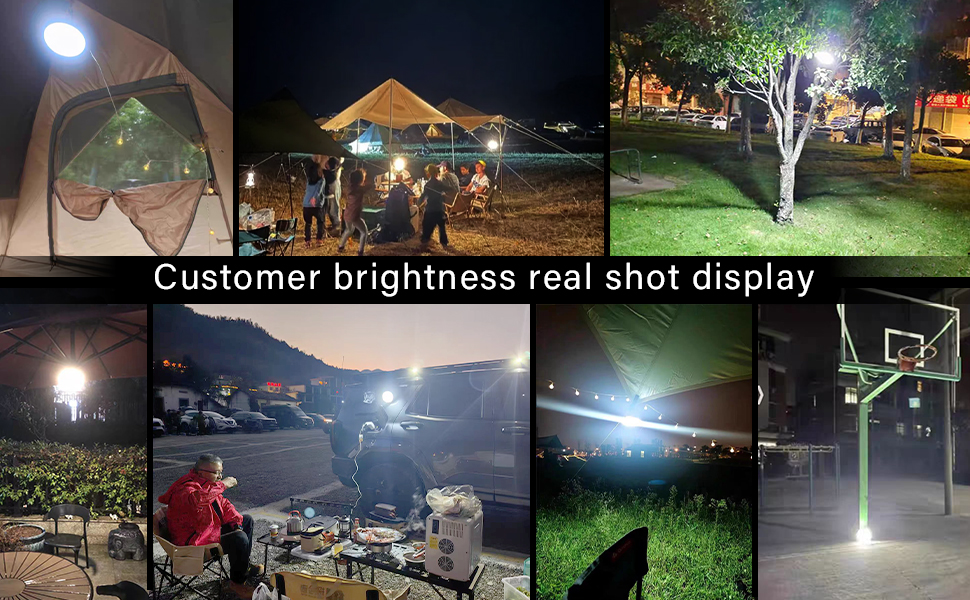 Customer brightness real shot display