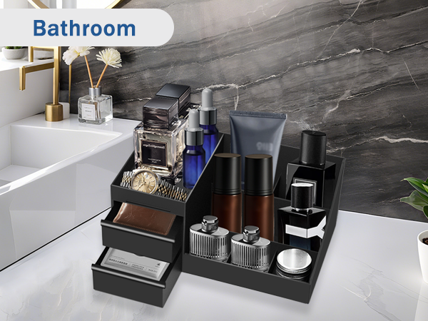 mens bathroom decor perfume holder bathroom sink organizer cologne stand for men