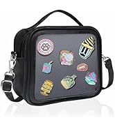 MOVOYEE Messenger Bag for Teen Women Girls Kids Casual Travel Clear Crossbody Bag Men Small Ita B...