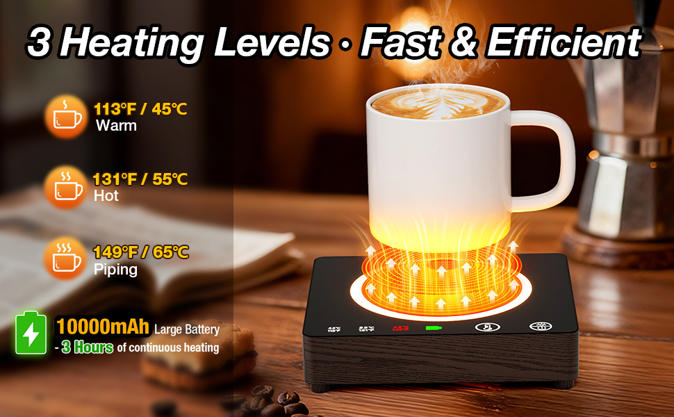 Fast heating to keep warm