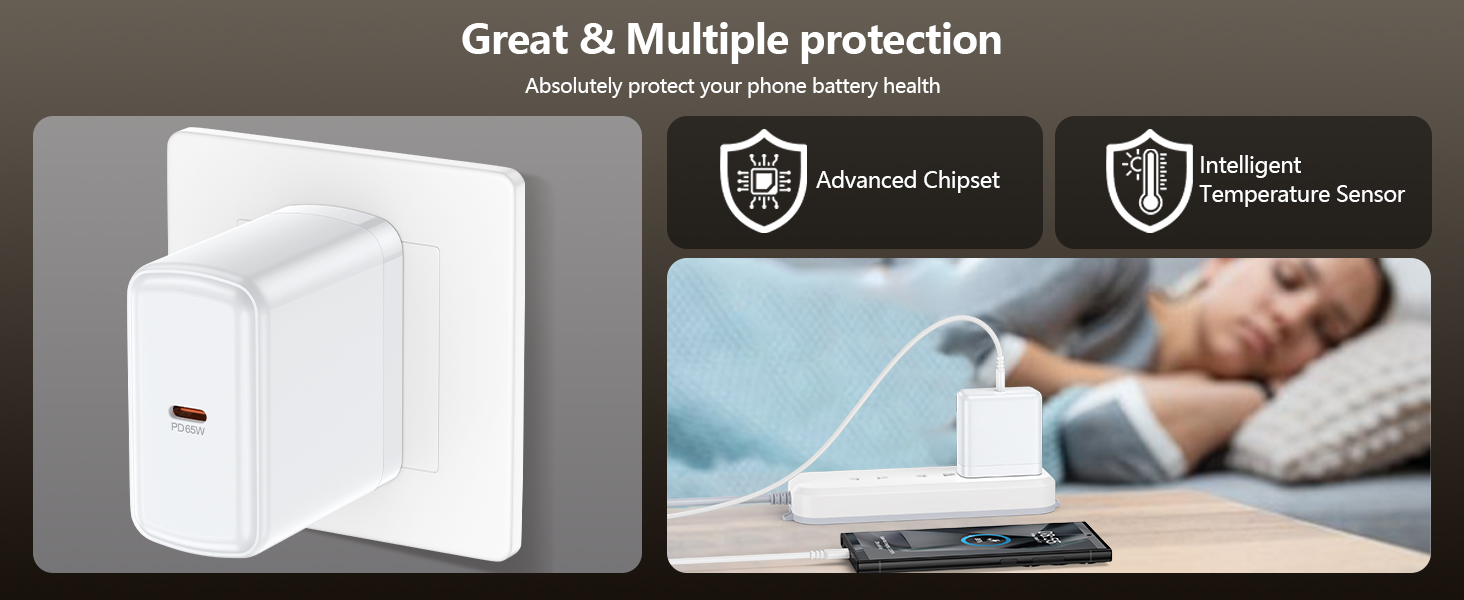 Safe fast charger block
