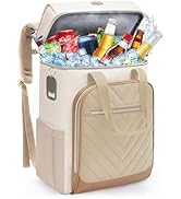 Backpack Cooler Insulated Leak Proof, Lightweight Soft Sided Cooler Backpack for Men Women, Water...