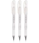 IOMDRWU White Gel Pen Set, 1.0mm Opaque Ink, White Ink Pens for Black Paper, Drawing, Sketching, ...