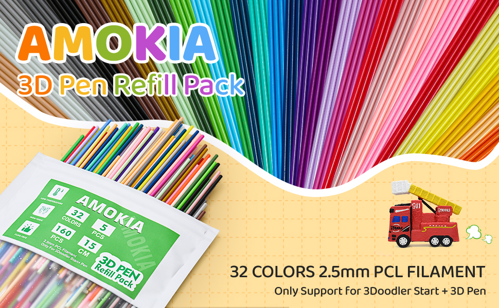 amokia 3D Pen Printer Filament Refill