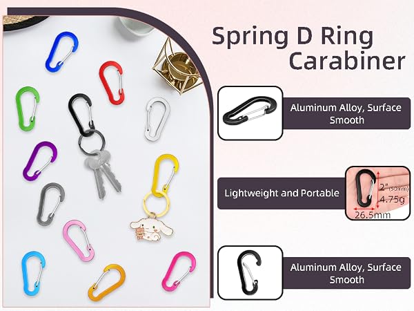 Small Carabiner Clip