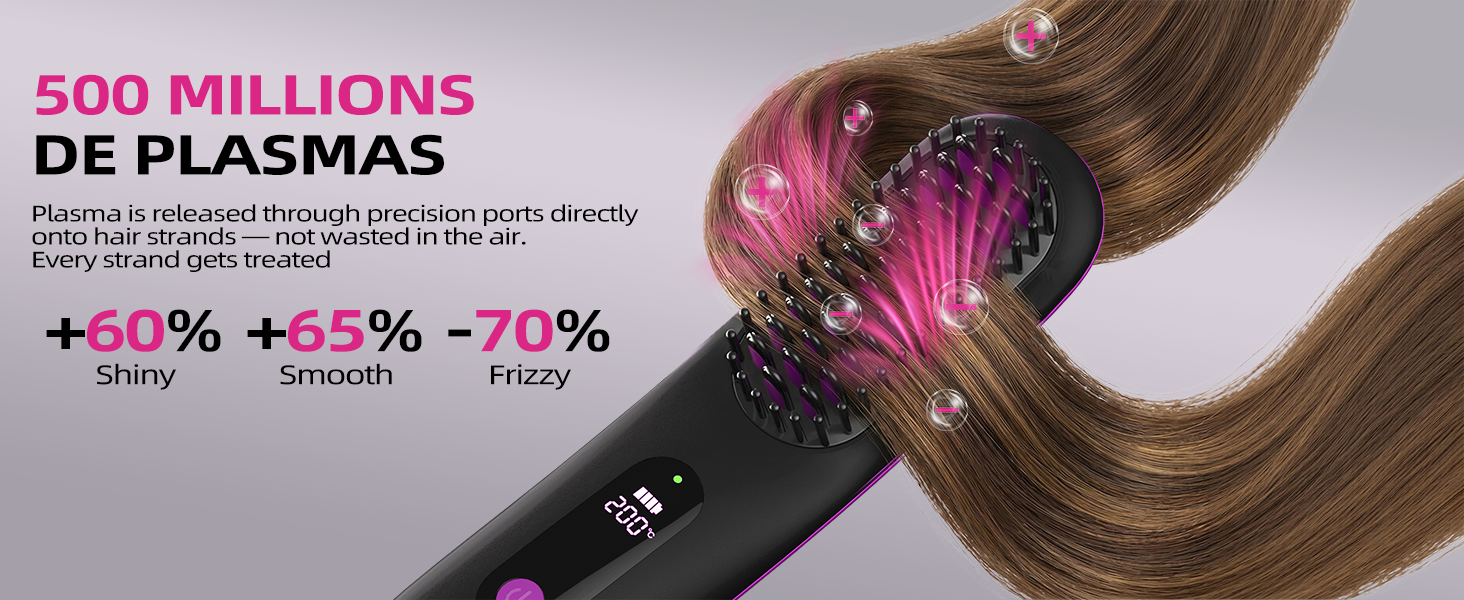 hair straightener brush