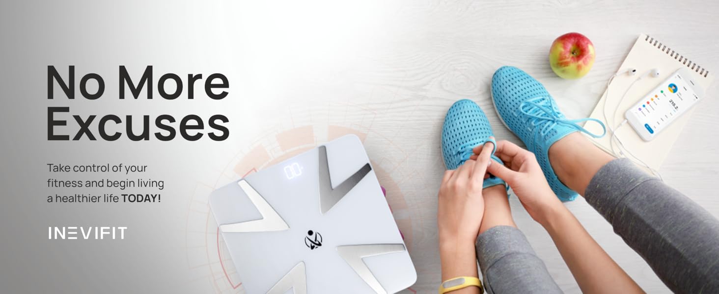 I-BF001 - INEVIFIT - Best Smart Body Fat Scale - Premium A+