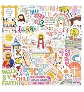 Christian Stickers - 200Pcs Inspirational Stickers, Easter Stickers, Waterproof Planner Sticker f...