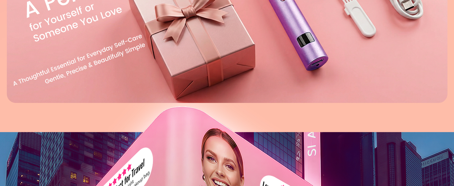 Mendaping 2026 Rechargeable Nose and Ear Hair Trimmer With LED Dispaly for Women Men