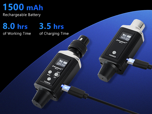 Wireless XLR Transmitter &amp; Receiver