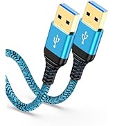 USB to USB Cable 6ft, Male to Male USB A To USB A Cable for WD Hard Drives, PC, Mac, Laptop, PS4,...