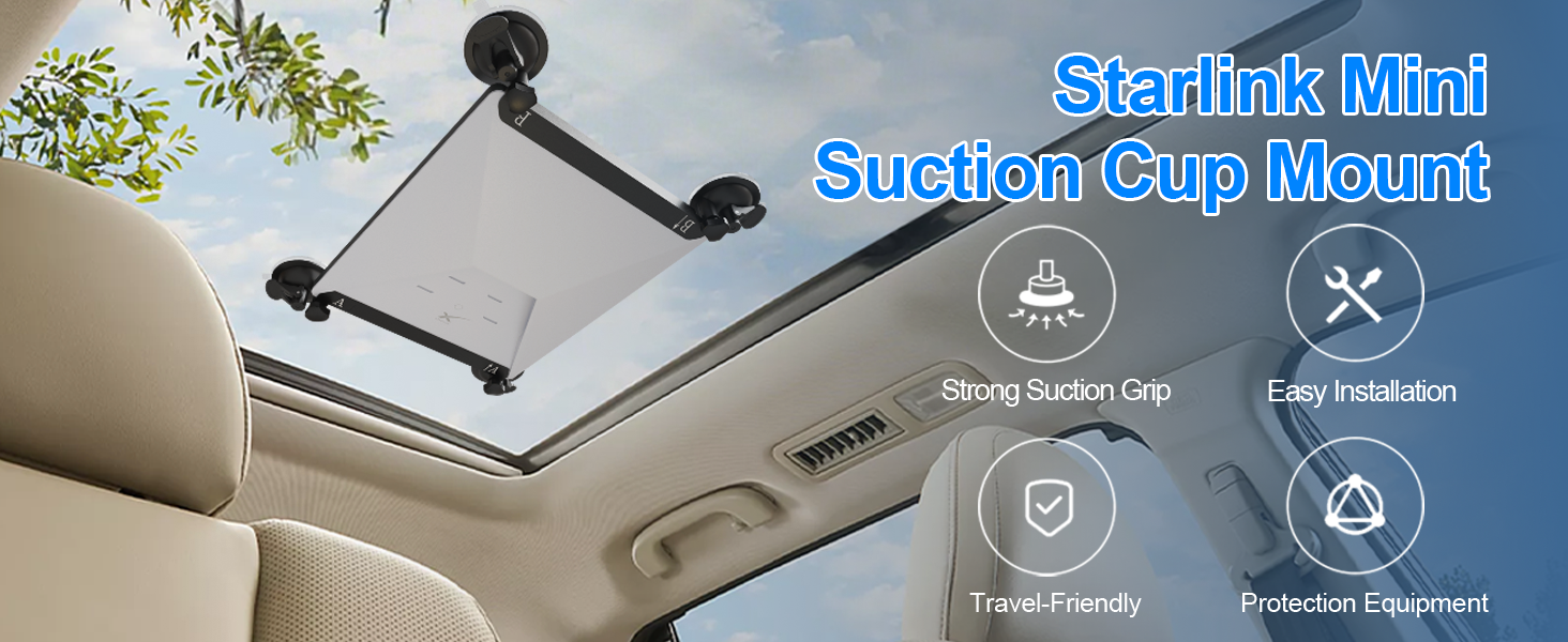 Starlink Mini Suction Cup Mount