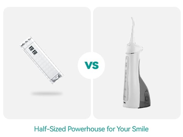 Portable Water Flosser Cordless-Half-Size