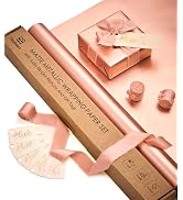 Vitalizart Pink Matte Metallic Wrapping Paper Set 17