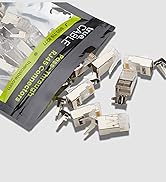 Cat6a pass through RJ45 Ethernet cable connectors