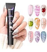 Gellen 3D Gel - 20g Clear Sculpting Gel for Nail Art, Solid 3D Nail Gel for Carving, Molding, Pai...
