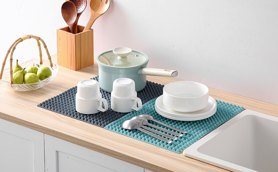silicone dish drying mat