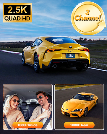 dash camera for cars front and rear inside
