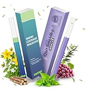 Herbal Diffuser Pen –2 Sticks Smokeless Inhaler for Quitting Smoking, Lung Cleansing with Vitis V...