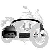 OBD2 Adapter Cable for Yamaha, Honda Motorcycle OBD Diagnostic Cable 3Pin to 16Pin