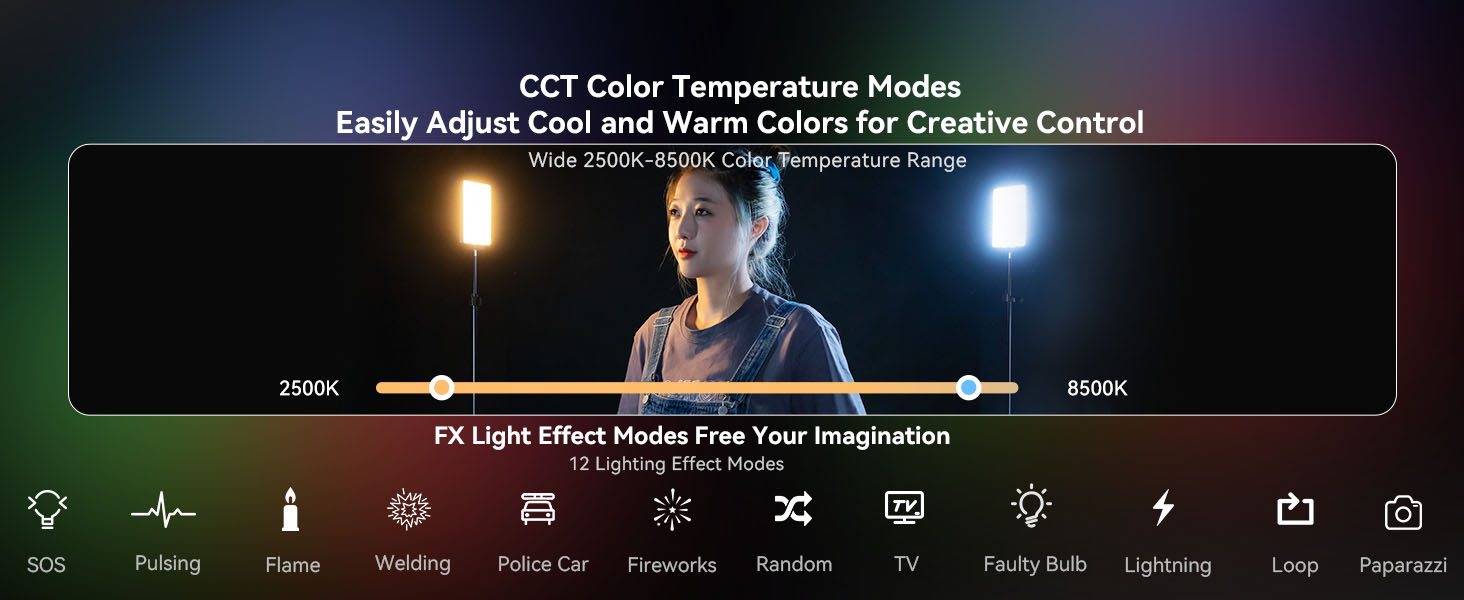 rgb video light portable mini video light panel photography led long battery life 