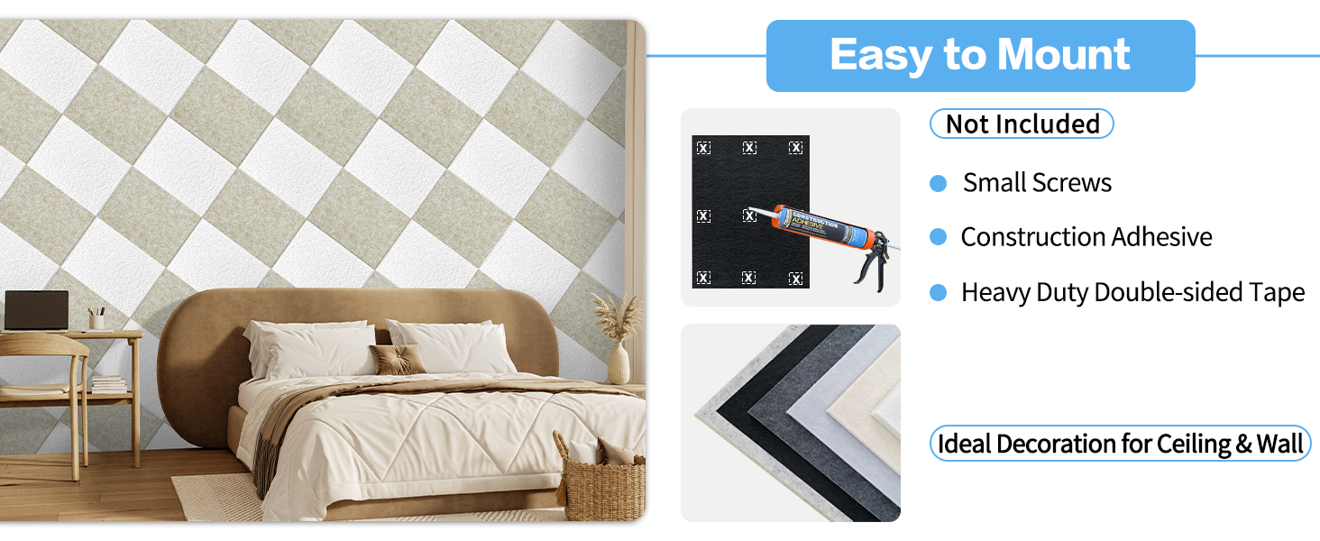 acoustic panel installation