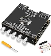Bluetooth Power Amplifier Board Stereo - HiFi 2.1 Channel 2X220W+350W Bluetooth 5.1 Audio Amplifi...