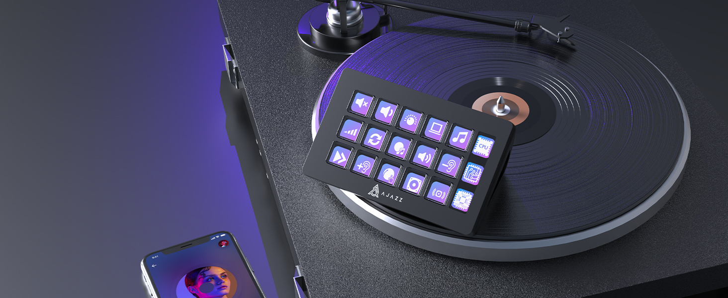 A.JAZZ AKP153 stream controller for easy music volume adjustment