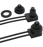 TWTADE 2PCS Waterproof RV Push Button Switch 12V ON/Off SPST Switch for Motorcycle/Auto Car Bathr...