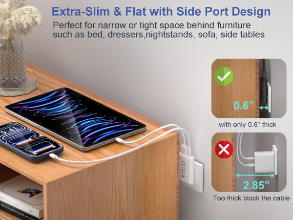 90 degree usb charger