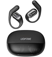UDFINE Open-Ear Headphones, Adjustable Ear Hooks, Ultra-Comfort, Snug Fit, Powerful Sound, Clear ...