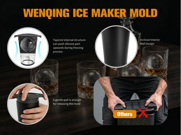 Clear Ice Cube Maker for Whiskey &amp;amp; Cocktails