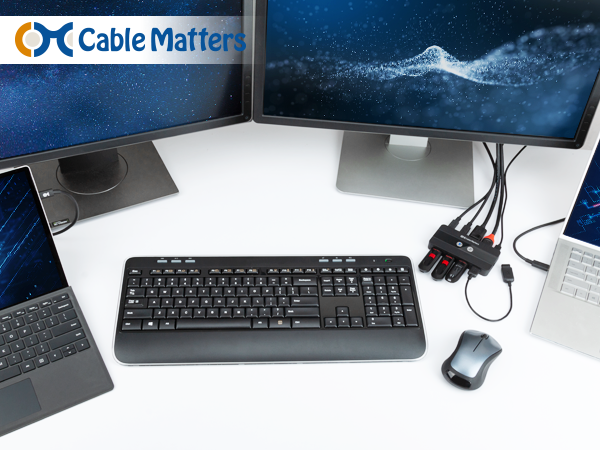 Cable Matters USB-C KVM Switch