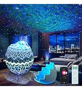 Galaxy Projector for Bedroom, 15 Color Nebula Star Projector with Bluetooth 5.1 Speaker, 8 White ...