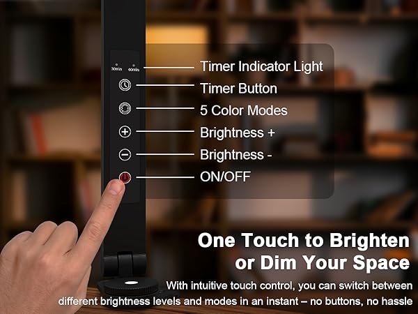 touch control desk lamp