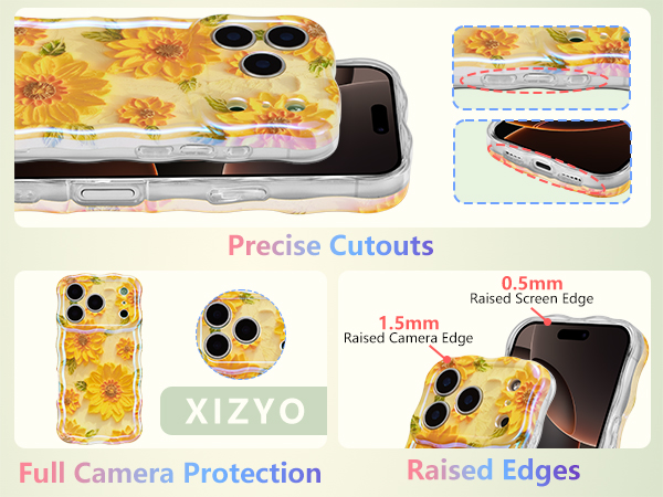 iphone 17 Pro Max case cute iphone 17 Pro Max flower case