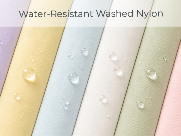 Water-Resistant Washed Nylon