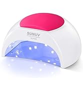 SUNUV SUN2C 48W UV Light for Nails, UV LED Nail Lamp with 4 Timer Settings, User-Friendly LED Nai...