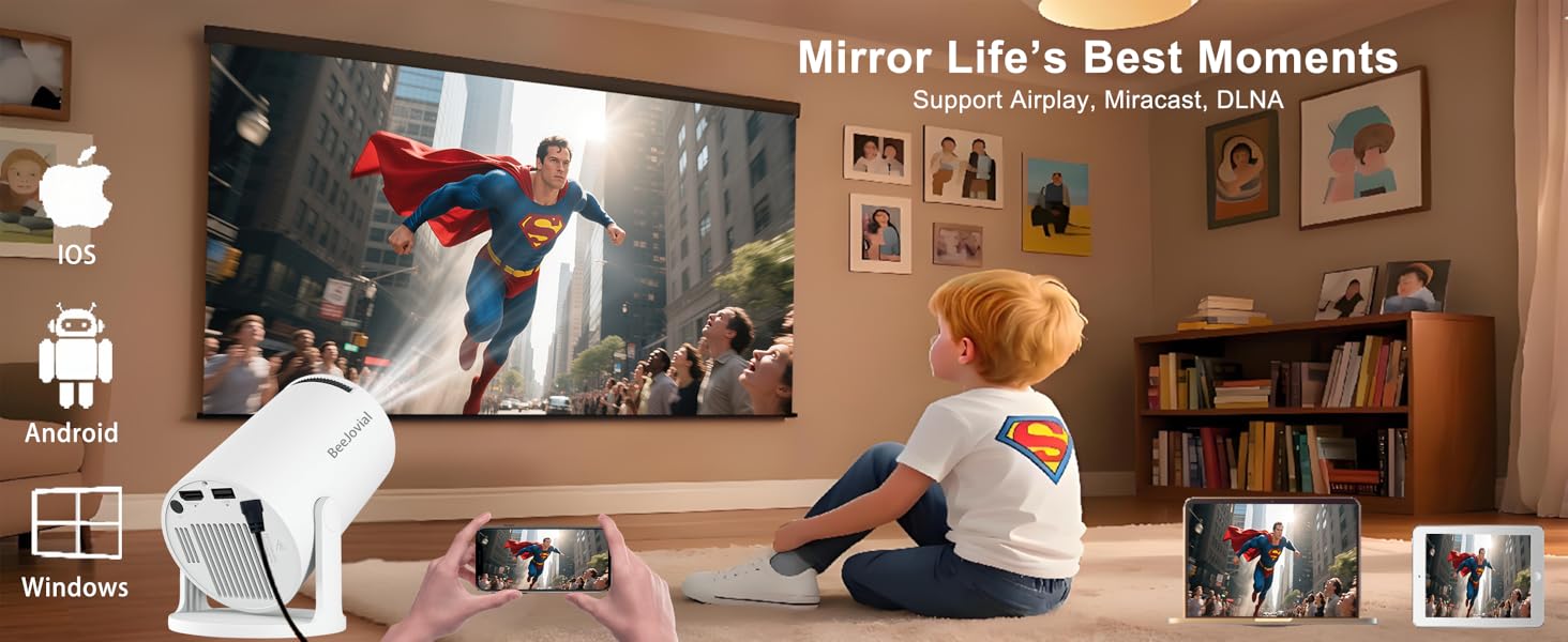 Support airplay, miracast, DLNA