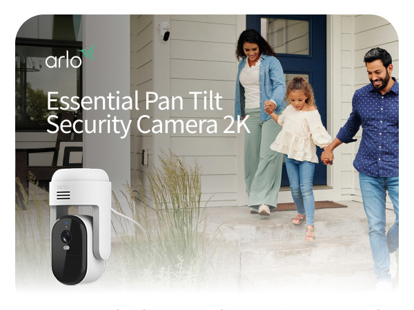 Arlo Essential Pan Tilt Security Camera 2K