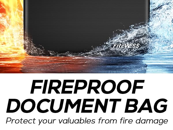 Fireproof Safe Document Bags