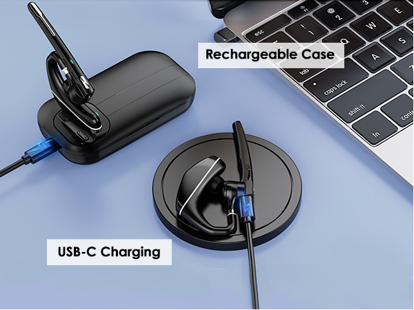 USB-C Charging and Rechargrable Case
