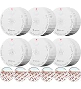 Heiman Smoke Detector, 10-Year Battery Operated Smoke Alarms, Photoelectric Fire Detectors for Ho...