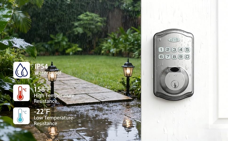 keyless entry door lock