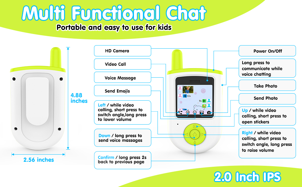 kid phone fun toys tiny phone walkie-talkie play phone walkie talkies long range kids